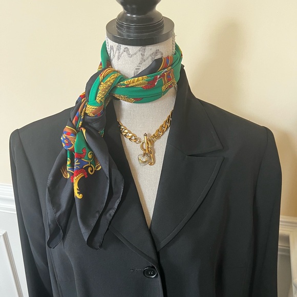 H&M, Single Breasted 3/4 Length Black Tailored Classic Topper/Blazer. - Picture 12 of 15